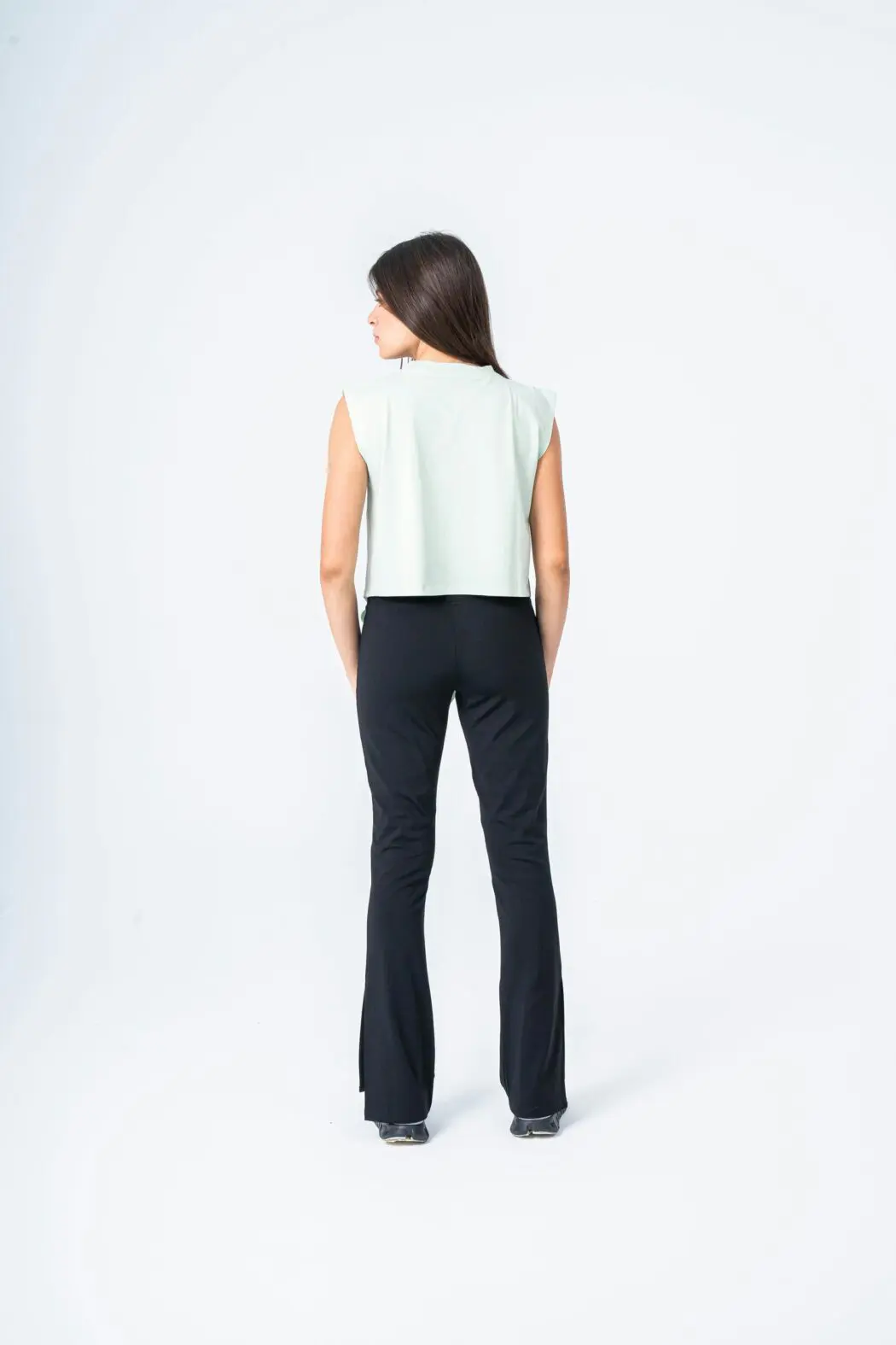 FLAIRED PANTS BLACK - Image 4