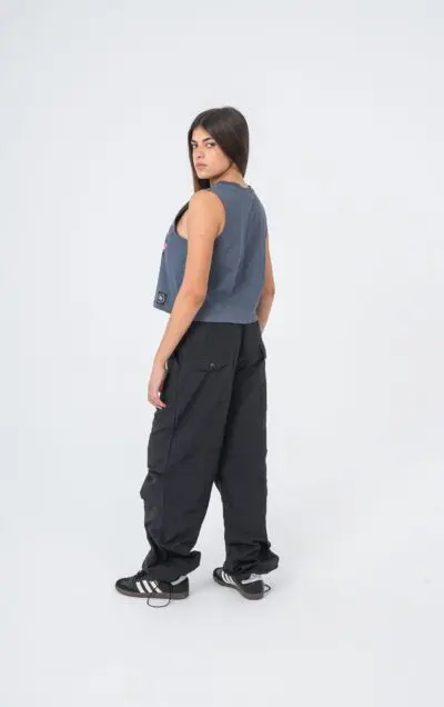 CARGO BLACK PANTS - Image 3